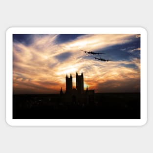 Lancs Over The Cathedral Sticker